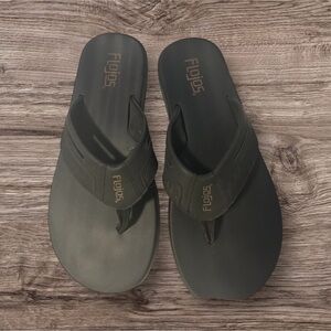 FLOJOS Men Flip Flop Memory Foam Comfort Sandal Thong US Size 8 Preowned